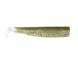 Fiiish Lures - Black Minnow Color Box BM90 - Esca artificiale morbida, in vinile, per spigola, sia da riva che da barca e tutti i pesci d’acqua dolce, confezione da 4 pesciolini da 7 cm Nº2, 90 mm