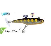FIIISH Power Tail 64mm.Fishing Rigido Esca,Pesca Hard Bait Trota Luccio Persico