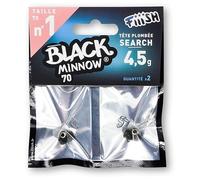 Fiiish Tete Plombee Search Black Minnow No.1-4.5g - Kaki - BM766