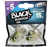Fiiish Tete Plombee Shallow Black Minnow No.5-15g - Kaki - BM157