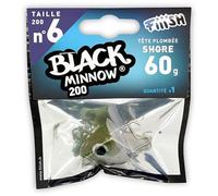 Fiiish Tete Plombee Shore Black Minnow No.6-60g - Kaki - BM160