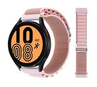 FiiMoo Nylon Cinturino Compatibile con Garmin Venu 3/Venu 2/Garmin Forerunner 265/Forerunner 965/255, 22mm Ricambio Cinturino, Regolabile Nylon G-Hook Cinturini per Garmin Vivoactive 4-Rosa Sabbia