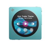 FiiO DISC, lettore musicale HiFi portatile, lettore audio digitale Dual DAC con uscite da 3,5 mm e 4,4 mm, Bluetooth 5.4 LDAC, touchscreen (Blu)