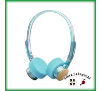 FiiO EH11 Cuffie Bluetooth On-Ear LDAC Hi-Res Trasparente Ciano Stile Retrò