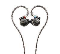 FiiO FD3 - Auricolari in-ear ad alta risoluzione 1DD Bass Heavy MMCX, connettore sostituibile con spine da 2,5/3,5/4,4 mm, colore: Nero