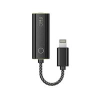 FIIO FiiO JadeAudio KA1 Amplificatore per cuffie USB DAC ad alta risoluzione senza perdita per smartphone/PC/laptop/lettori (Lightning, nero)