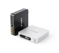 FIIO K11 - Cuffie da scrivania da 1400 W DAC e amplificatore 384 kHz/24 bit DSD256 per audio/PC domestico/PC da 6,35 mm/4,4 mm/RCA/coassiale/ottico (argento)