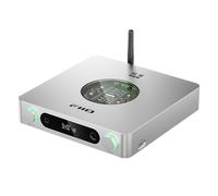 FiiO K13 R2R DAC desktop e amplificatore per cuffie, DAC R2R a 24 bit ad alta fedeltà, potente uscita da 2400 mW, streaming Bluetooth LDAC, doppia alimentazione, PEQ a 10 bande, uscita audio XLR e RCA