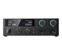 FiiO K15 nero - Amplificatore per cuffie hi-fi, XLR 4 poli, Jack 4,4 mm, Jack 6,35 mm