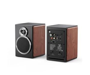 FiiO SA1 Altoparlante desktop ad alta fedeltà. PEQ a 31 bande, Bluetooth LDAC, uscita 20W2+5W2, preamplificatore phono, woofer in fibra di legno, tweeter in alluminio-magnesio (nero)