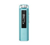 FiiO SnowSky Echo Nano lettore MP3 portatile retrò con rotella di scorrimento a punta delle dita, uscita 3,5 mm, DAC USB, controlli in linea e supporto DSD/FLAC (celeste)