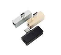 FiiO Snowsky Tiny DAC Amplificatore per Cuffie USB con Ingresso 3.5/4.4mm/Type-C, Sintonizzazione PEQ, Supporto 384kHz/DSD256 e Controllo In-Line