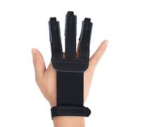 Fiita Guanto per tiro con l'arco con l'arco 3 protezioni in pelle per tiro con l'arco e guanto protettore tutore per tiro con l'arco lungo caccia tiro con l'arco accessori per adulti e giovani