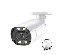 FIJHNGSF Videocamera CCTV 4K 8MP AHD 5MP 2MP | Visione Notturna 1080P Di Colore Del Metallo Della Pallottola(AHD 8MP 4K)