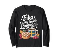 Fika è Il Mio linguaggio d Amore Maglia a Manica