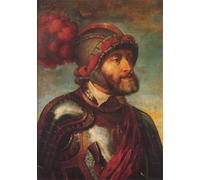 FIKAGXQGT Stampe su Tela Arte Quadro Carteles de Arte l'imperatore Carlo V di Peter Paul Rubens per la Decorazione Della Parete 60x90cm