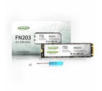 Fikwot FN203 1TB M.2 SATA SSD - SLC Cache 3D NAND TLC SATA III 6Gb/s M.2 2280 NGFF Unità a Stato Solido Interna, Fino a 550MB/s, Compatibile con Ultrabook, Tablet PC e Mini PC