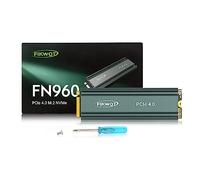 Fikwot FN960 4TB M.2 2280 PCIe Gen4 x4 NVMe 1.4 Unità interna a stato solido con dissipatore di calore - Velocità fino a 5000MB/s, Cache SLC dinamica, SSD Interno PS5 Compatibile