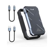 Fikwot SSD esterno da 2 TB, SSD portatile, fino a 2050 MB/s, USB 3.2 Gen2x2, robusto, classificato IP68, unità a stato solido esterne, compatibile con Smart TV, fotocamere, iPhone 15, Mac e altri