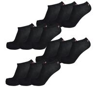 Fila 12 Paio Calzini, Invisible Sneakers Unisex, Monocolore, 35-46 (4x 3er Pacco
