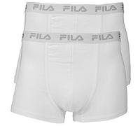 Fila 2-Pezzi Pacco - Uomo Base Boxer, Cotone Elasticizzato Logo, FU5004 - Bianco, XL