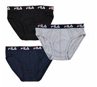FILA 3 Pezzi Slip Uomo Elasticizzato - Disponibili Vari Colori - Slip Uomo Cotone -