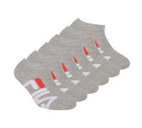 Fila 6 PAIA CALZINI FANTASMINI BAMBINI RAGAZZI UNISEX, INVISIBILI IN COTONE, SPORT E TEMPO LIBERO, TAGLIE E COLORI ASSORTITI (IT, Numero, 27, 30, 6 PAIA GRIGIO)