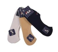 FILA 6 Paia salvapiede con cuscinetto in silicone, taglio basso antiscivolo, pedalini Unisex, Calzini Corti, Calze Invisibili per Mocassini e sneakers. (IT, Numero 39-42, 6 PAIA BIANCO)