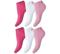 Fila 6 paio calzini, Invisible Sneakers unisex, 35-46 bianco e nero - Pink Panther, 35-38 (3-5 UK)