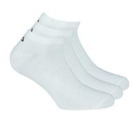 Fila 9 Coppia Calzini, Invisible Sneakers unisex, bianco e nero, 35-46 (3 X pacco da 3) - bianco, 43-46 (9-11 UK)