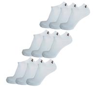 Fila 9 Paio Calzini, Invisible Sneakers Unisex, Monocolore, 35-46 (3x 3er Pacco)