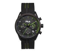 Fila, ,Accessories ,Uomo ,Nero ,ONE SIZE Orologio da Uomo Cronografo Bracciale in Silicone Filastyle 38-176