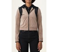 FILA Adriano Slim Velour Track Jacket Taupe Gray-black Taglia: S | Giacche Outlet | Donna | Nero