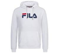 FILA Barumini Uomo Felpa Con Cappuccio Bianco Nuovo