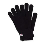 FILA BASIC knitted gloves with F-box logo, guanti lavorati a maglia Unisex - Adulto, Black, S