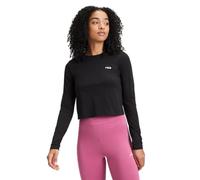 FILA Benndorf Maglia a Maniche Lunghe, Nero, L Donna