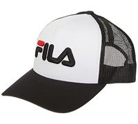 Fila, Beppu Trucker Cap Linear Logo Snap Back, Cappellino da Baseball, Unisex - Adulto, Black Beauty/Bright White, Taglia unica