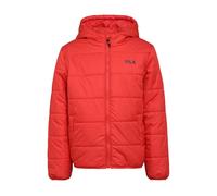 FILA Berghuelen Giacca Imbottita, Rosso Vivo, 158 cm-164 cm Unisex-Bambini e Ragazzi