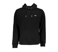 Fila Black Cotton Men Sweater with Hood - M