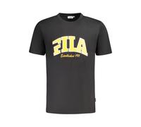 Fila Black Cotton Men T-Shirt - XL