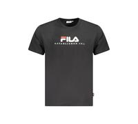 Fila Black Cotton Unisex T-Shirt - M