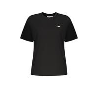 Fila Black Cotton Women T-Shirt - M
