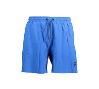 Fila Blu Polyester Men's Swim Trunk - M