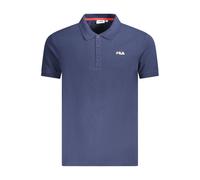 Fila Blue Cotton Men Polo Shirt - M