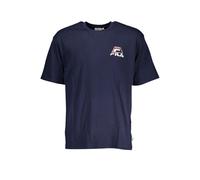 Fila Blue Cotton Men's T-Shirt - S