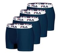 FILA Fi/1bcx4/Fu5016 Boxer Corti, Blu (NV), XXL (Pacco da 4) Uomo