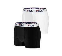 Fila Boxer FI/1BCX2/FU5016 Pantaloncino, NB, XL (Pacco da 2) Uomo