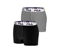Fila Boxer FI/1BCX2/FU5016 Pantaloncino, NG, L (Pacco da 2) Uomo
