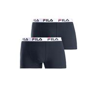 Fila 4 Pacco Convenienza Uomo Boxer - Logo Pants - Monocolore - Molti Colori - Blu Marino, M - 4 Pack