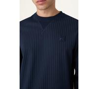 FILA Brera Regular Pinstriped Crewneck Sweatshirt Black Taglia: S | Maglioni a maglia Outlet | Uomo | Nero